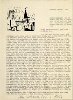 Brief von Lyonel und Julia Feininger